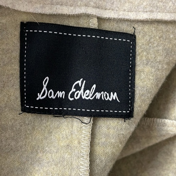 Sam Edelman Single Breasted Reefer Two Tone Coat - Picture 6 of 7